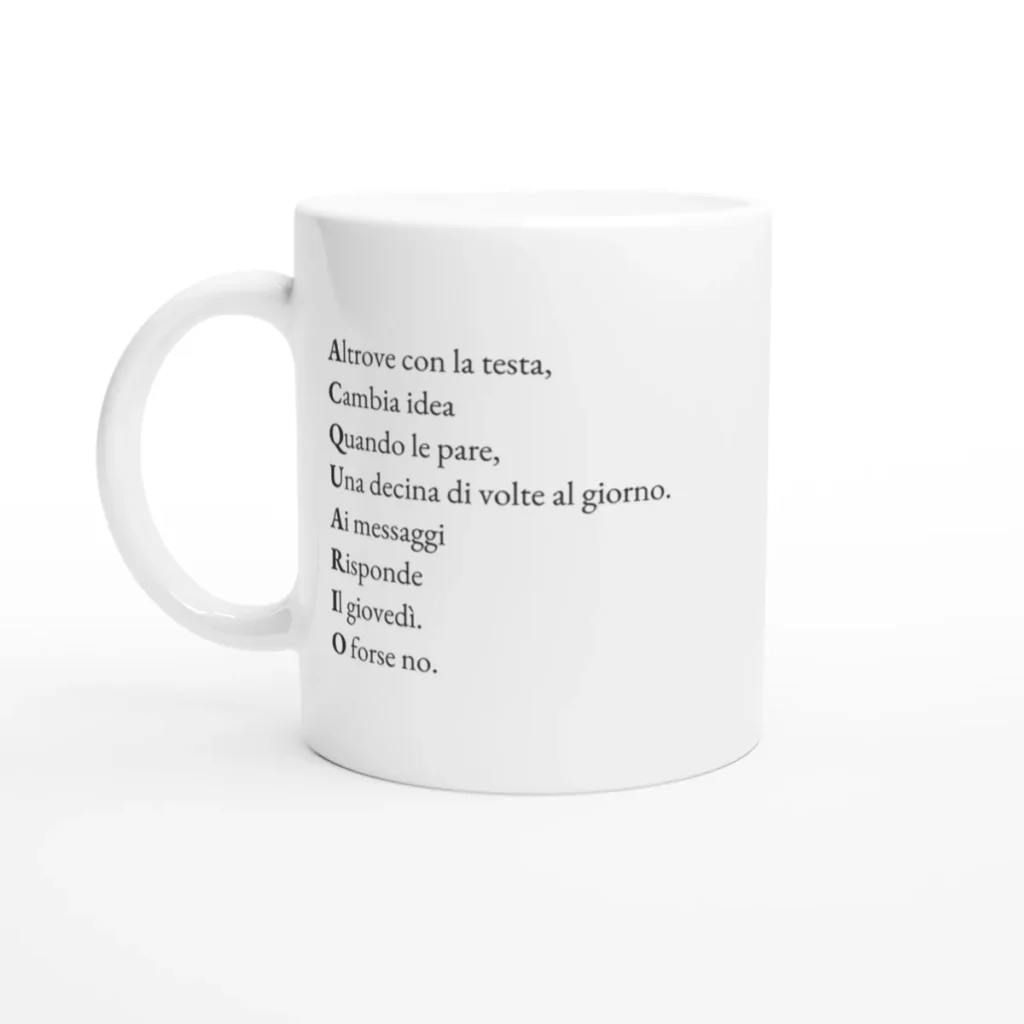 Tazza Acquario «Il giovedì»